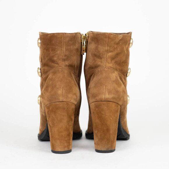 Isaac Mizrahi Gabina Suede Boots Booties 7.5 - Picture 4 of 11
